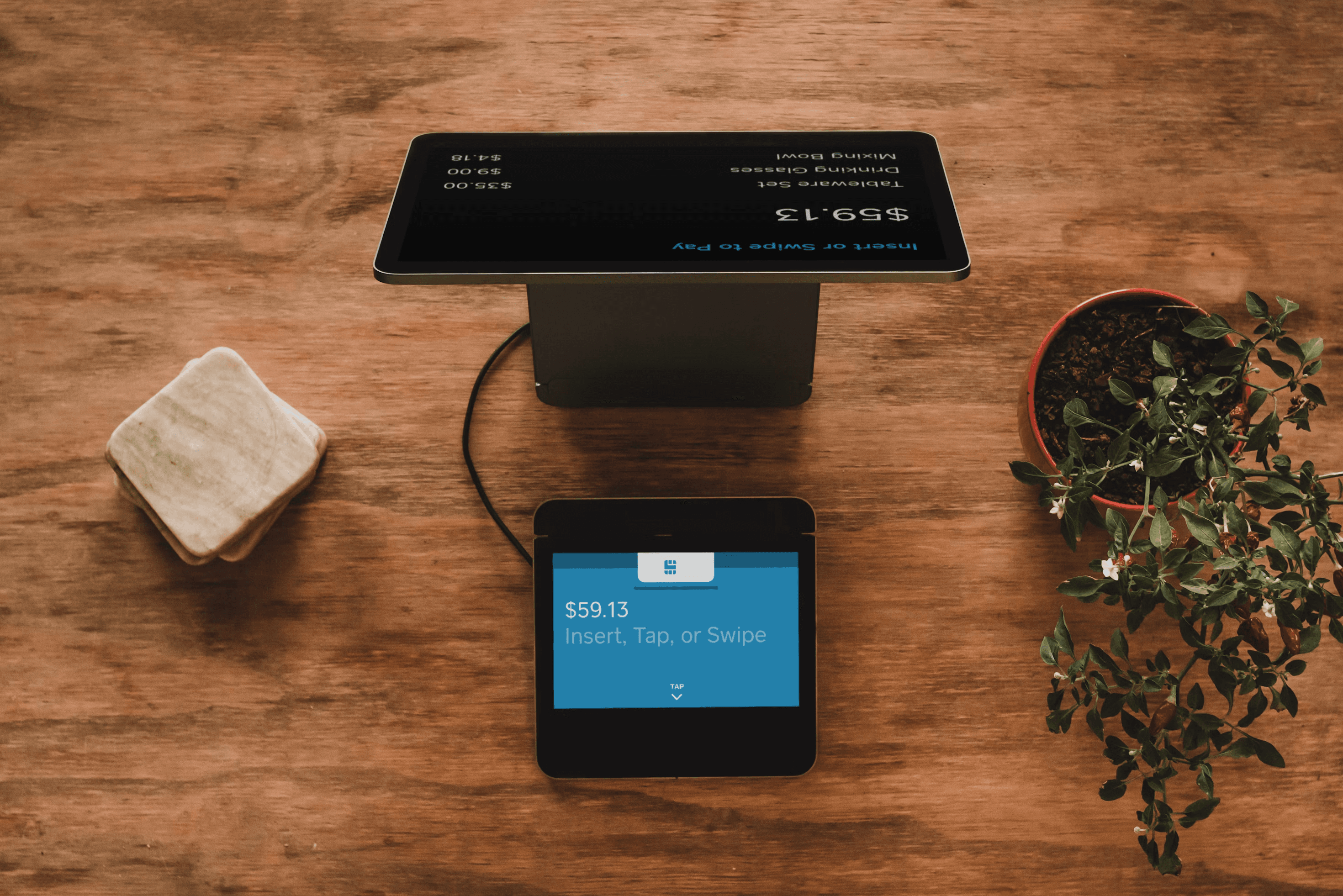 Built-in payment processing